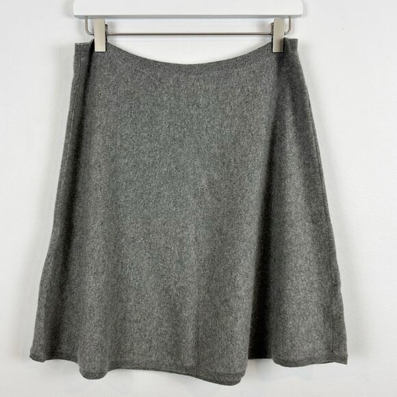 tsesay Grey 100% Cashmere A-Line Skirt Size X-Large - Picture 3 of 3